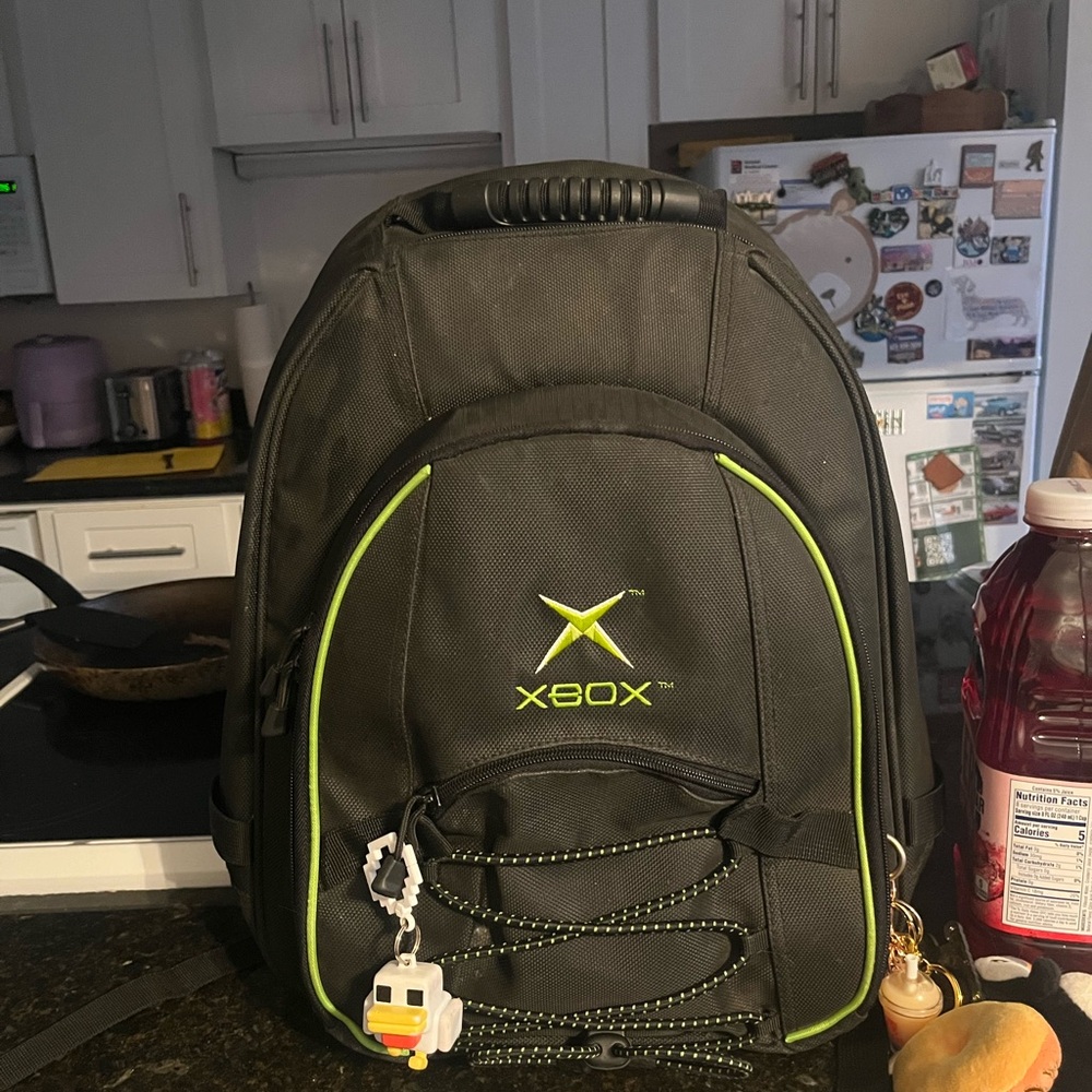 Xbox Black and Green Backpack